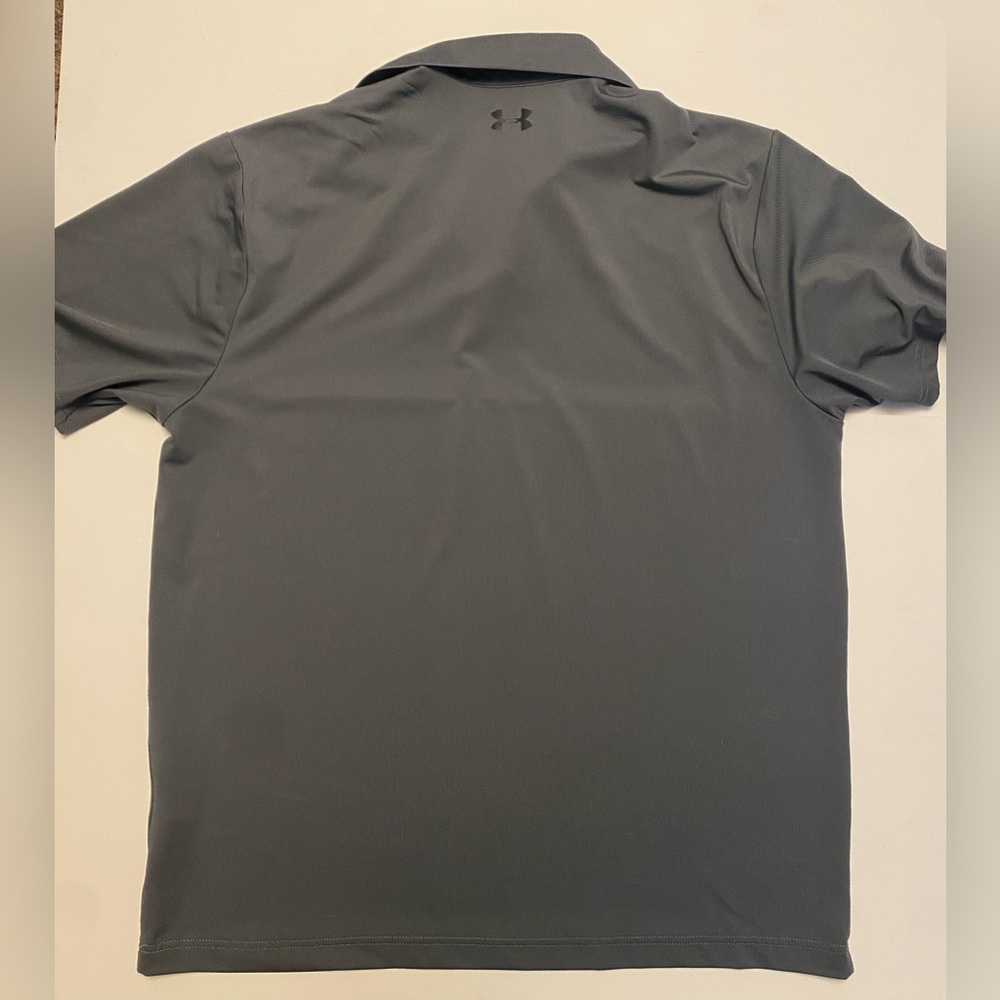 Under Armour Gray Performance Polo large - Picture 4 of 5